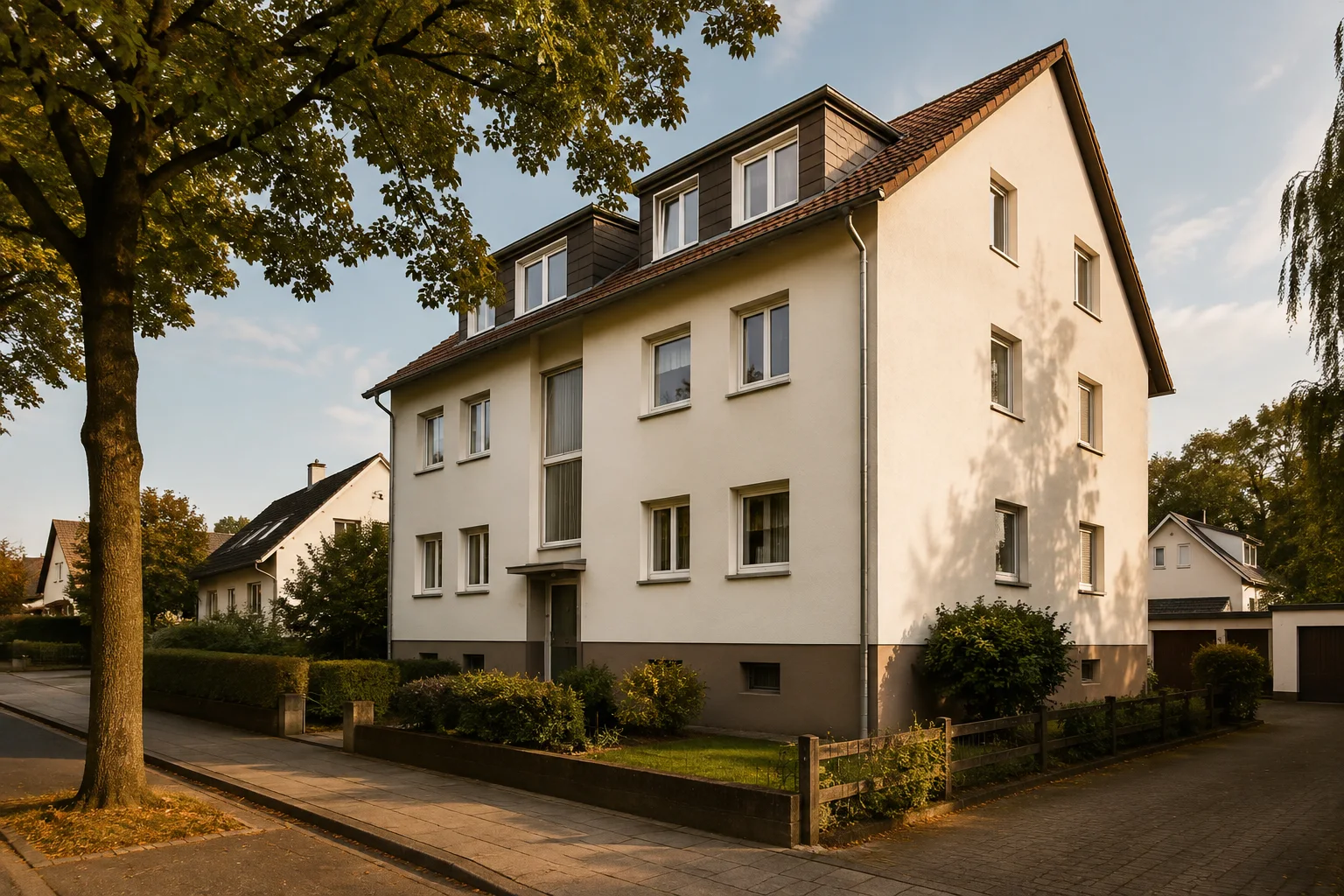 Gepflegtes kleines Mehrfamilienhaus in westfälischer Wohnstraße